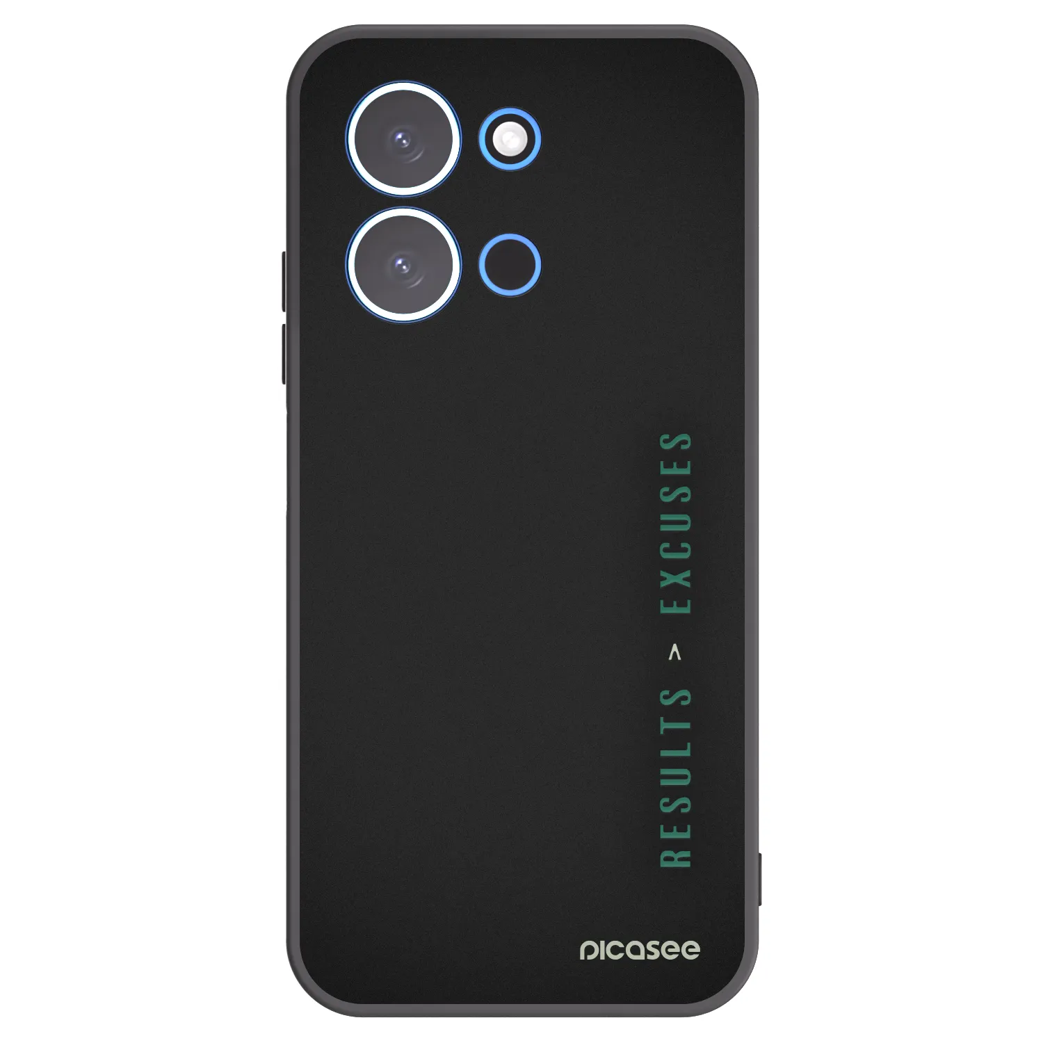 Silikónový čierny obal pre Xiaomi Redmi 15C 4G - Results x Excuses
