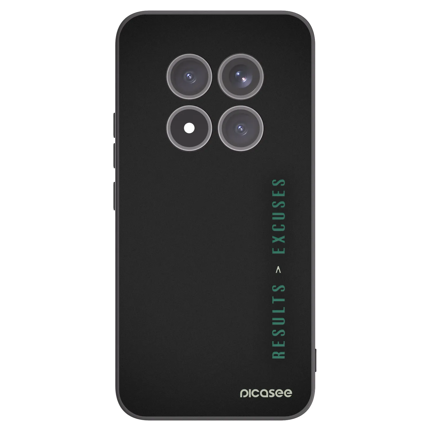 Silikónový čierny obal pre Xiaomi Redmi Note 15 Pro+ - Results x Excuses