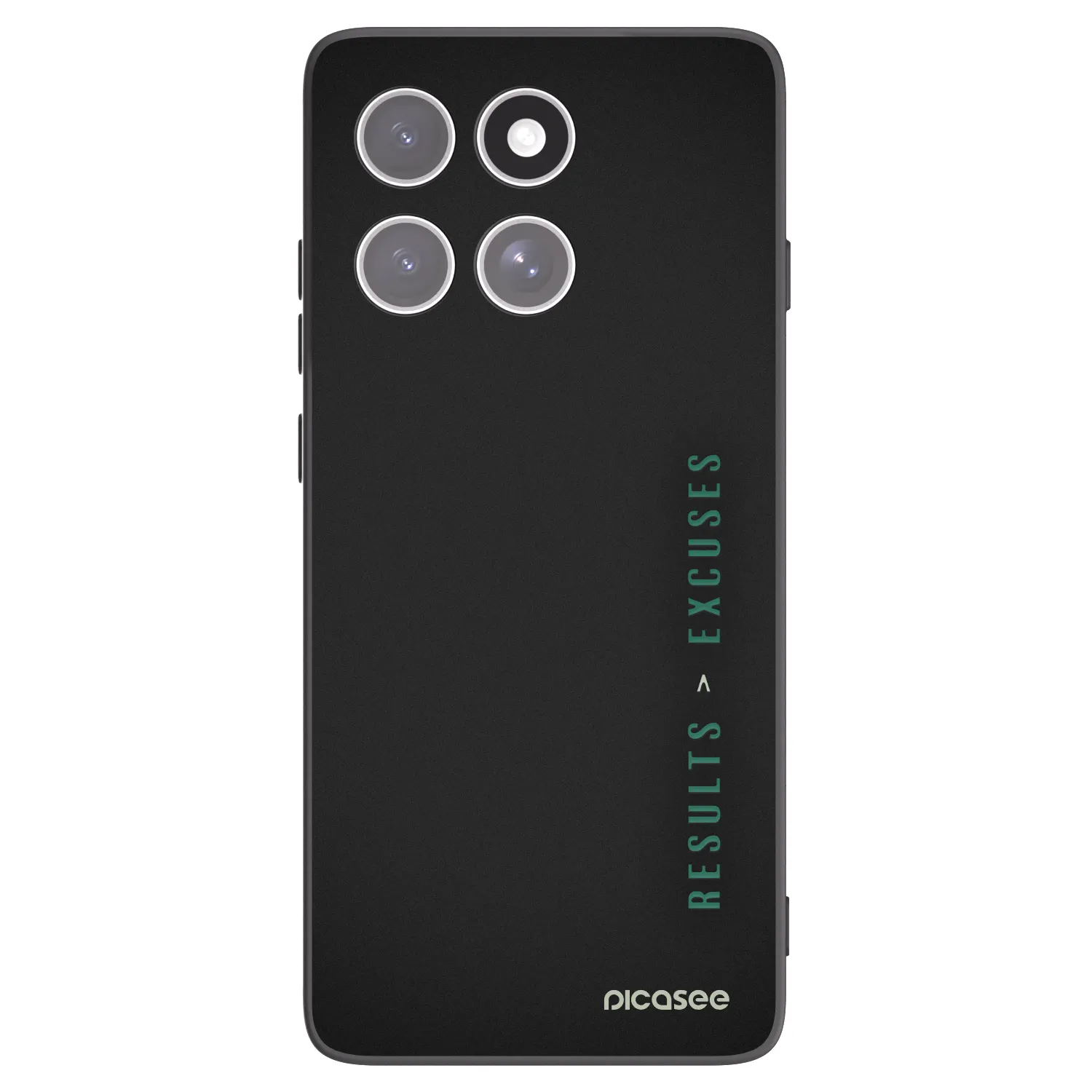 Silikónový čierny obal pre Motorola Edge 60 Fusion - Results x Excuses