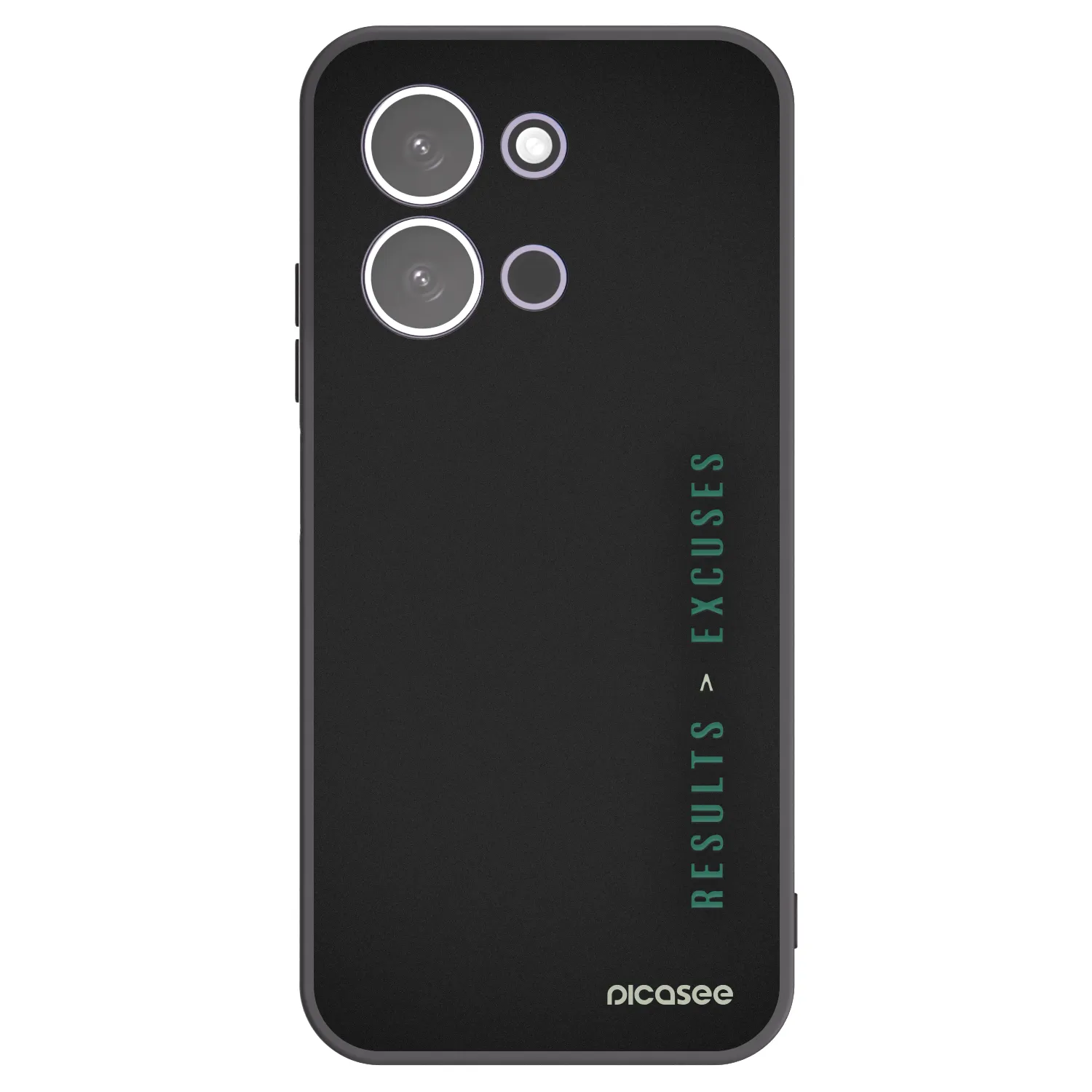Silikónový čierny obal pre Xiaomi Redmi 15C 5G - Results x Excuses