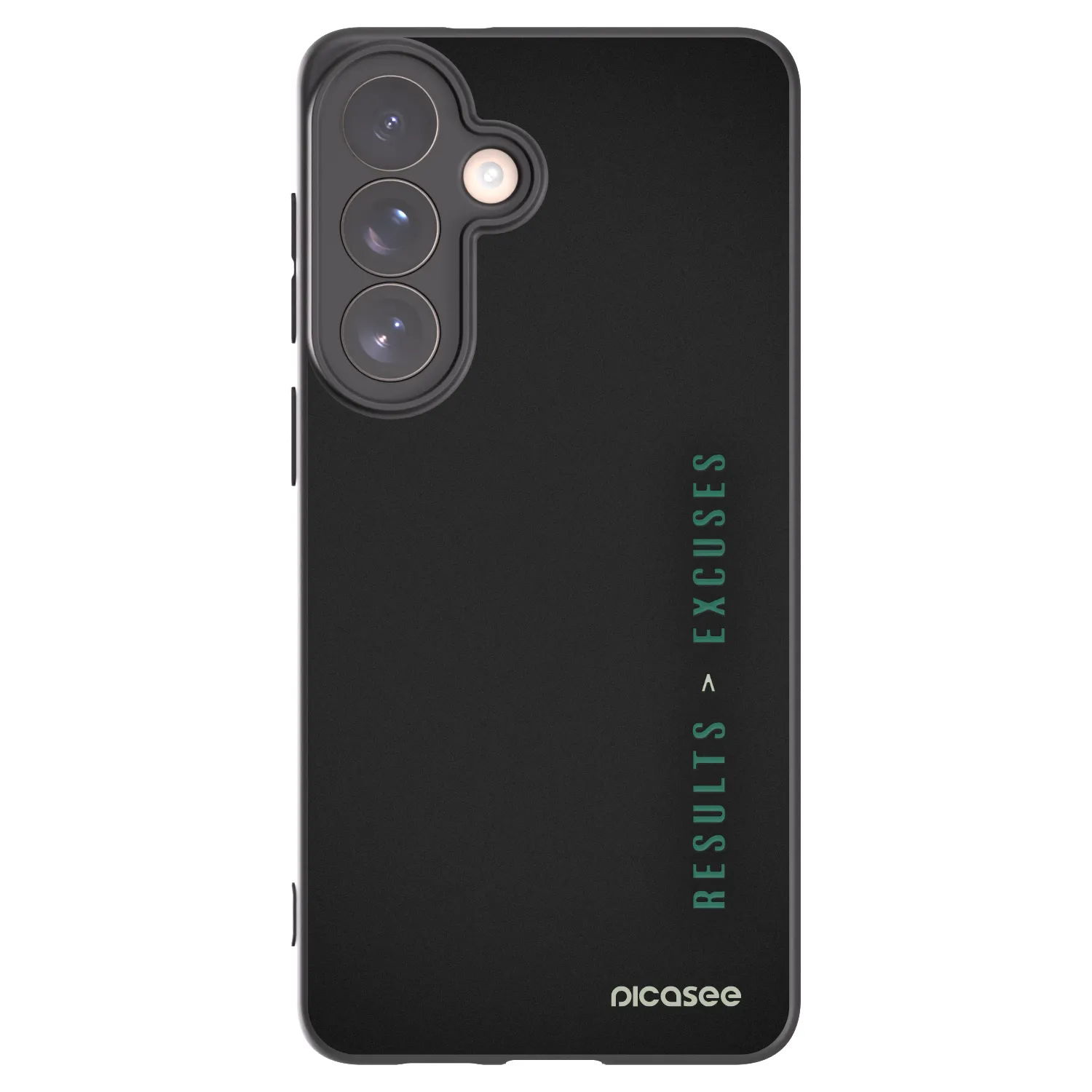 Picasee silikónový čierny obal pre Samsung Galaxy S26+ - Results x Excuses