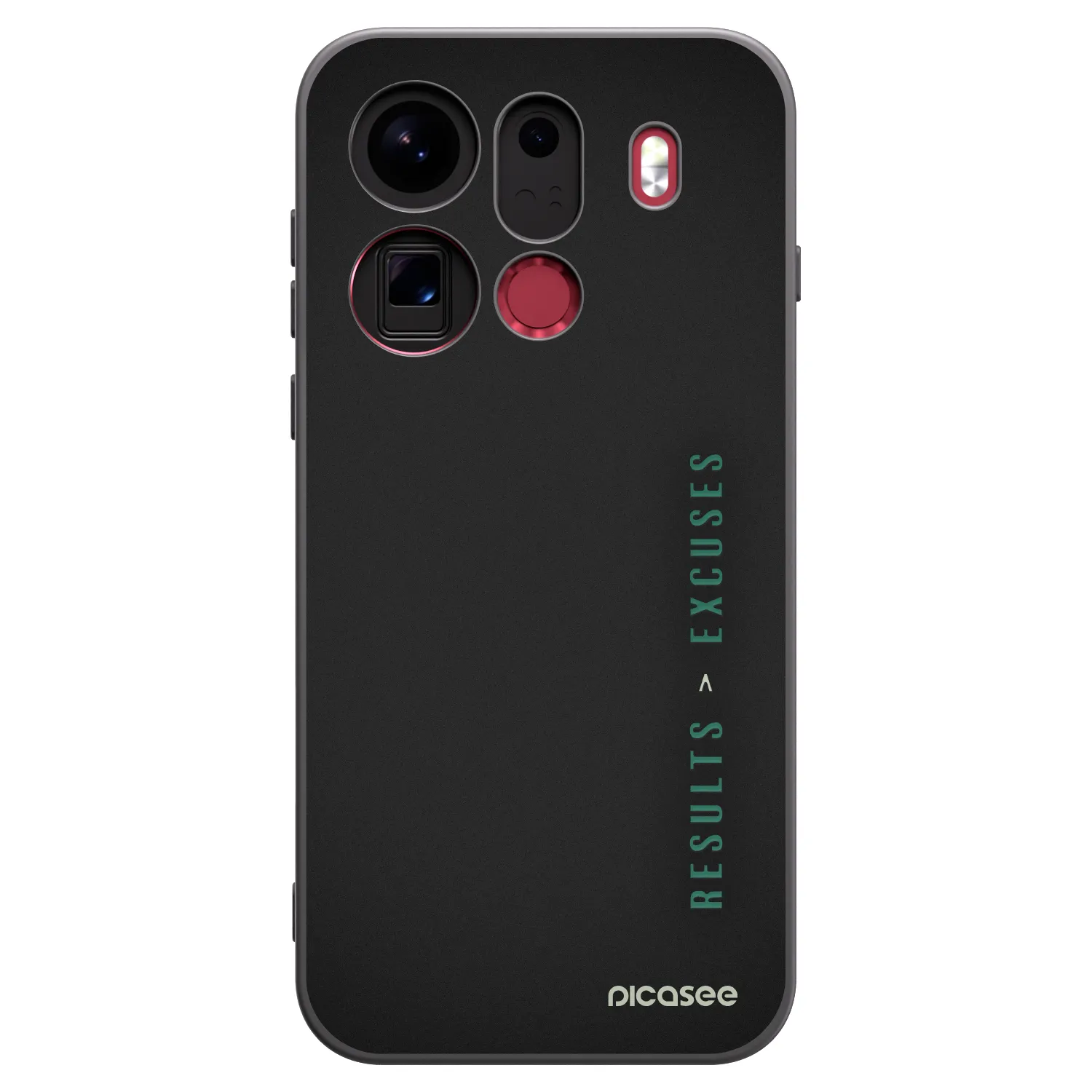 Picasee silikónový čierny obal pre OPPO Find X9 Pro - Results x Excuses