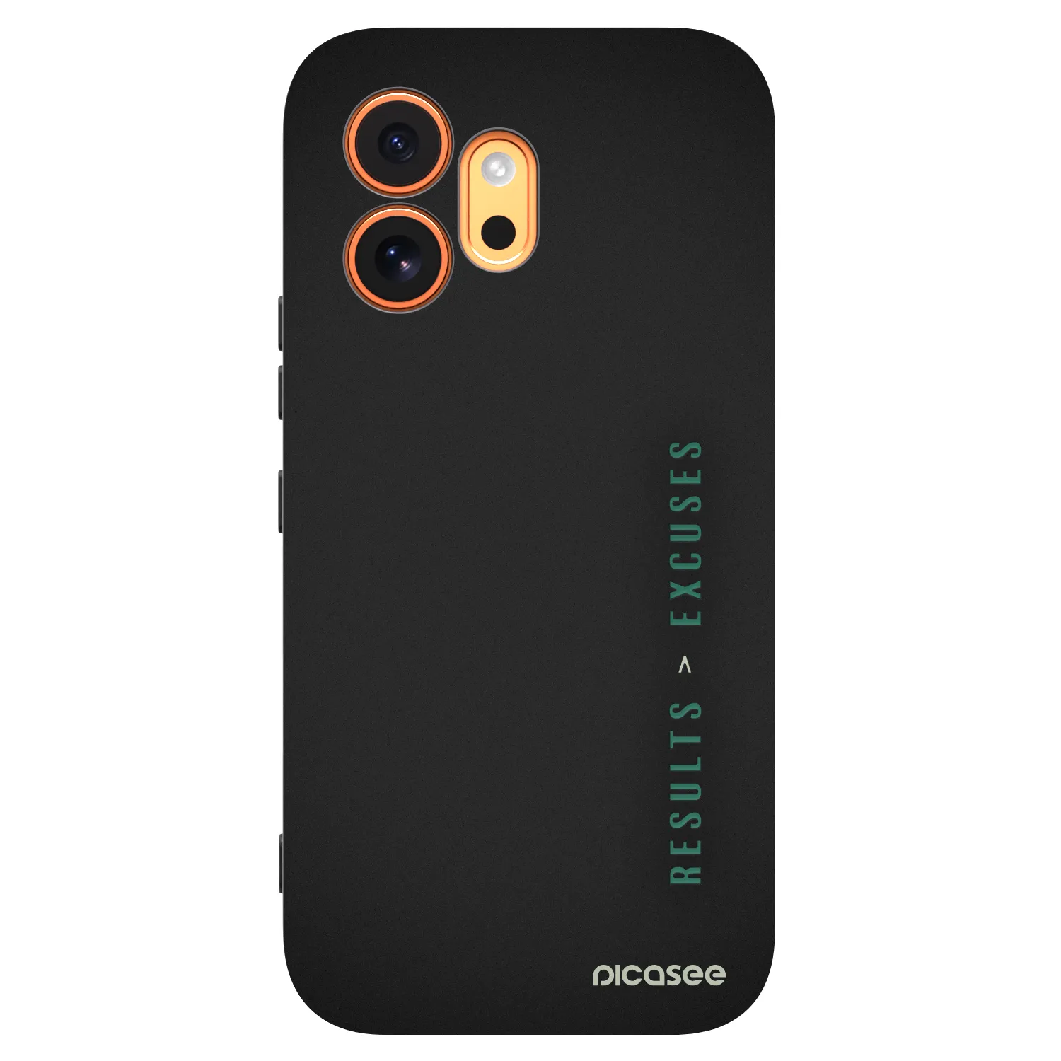 Picasee silikónový čierny obal pre Honor 600 - Results x Excuses