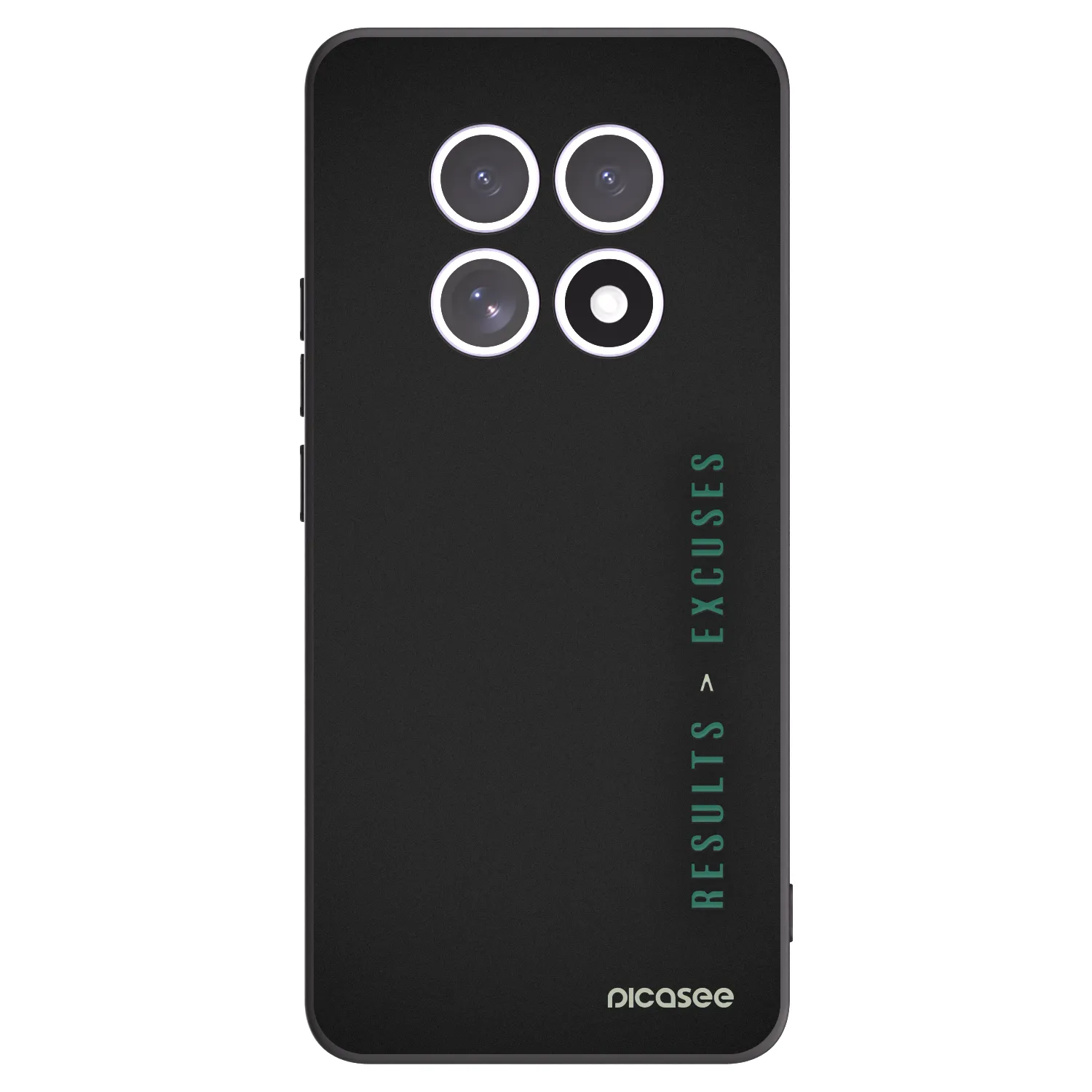 Picasee silikónový čierny obal pre Xiaomi Redmi Note 15 5G - Results x Excuses