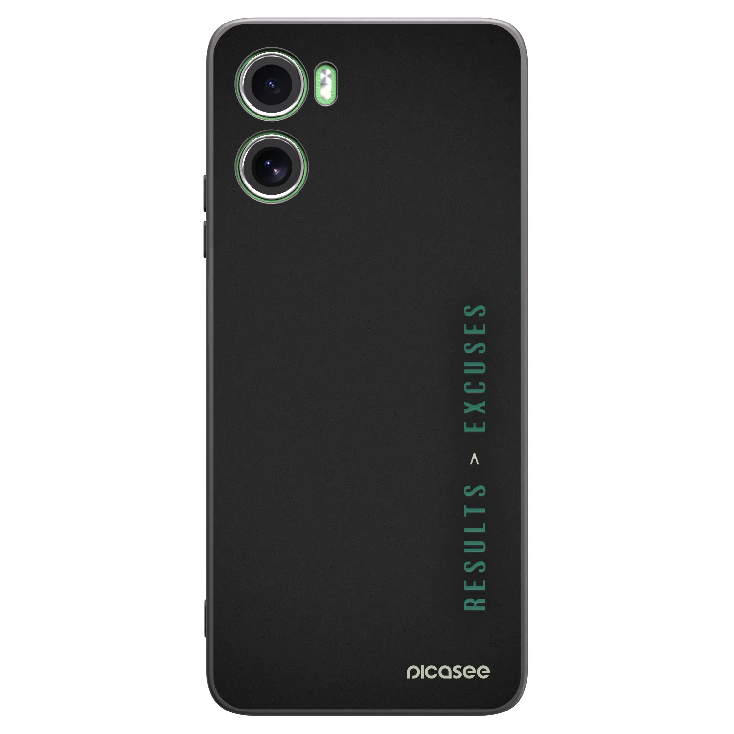 Picasee silikónový čierny obal pre Motorola Moto G06 - Results x Excuses