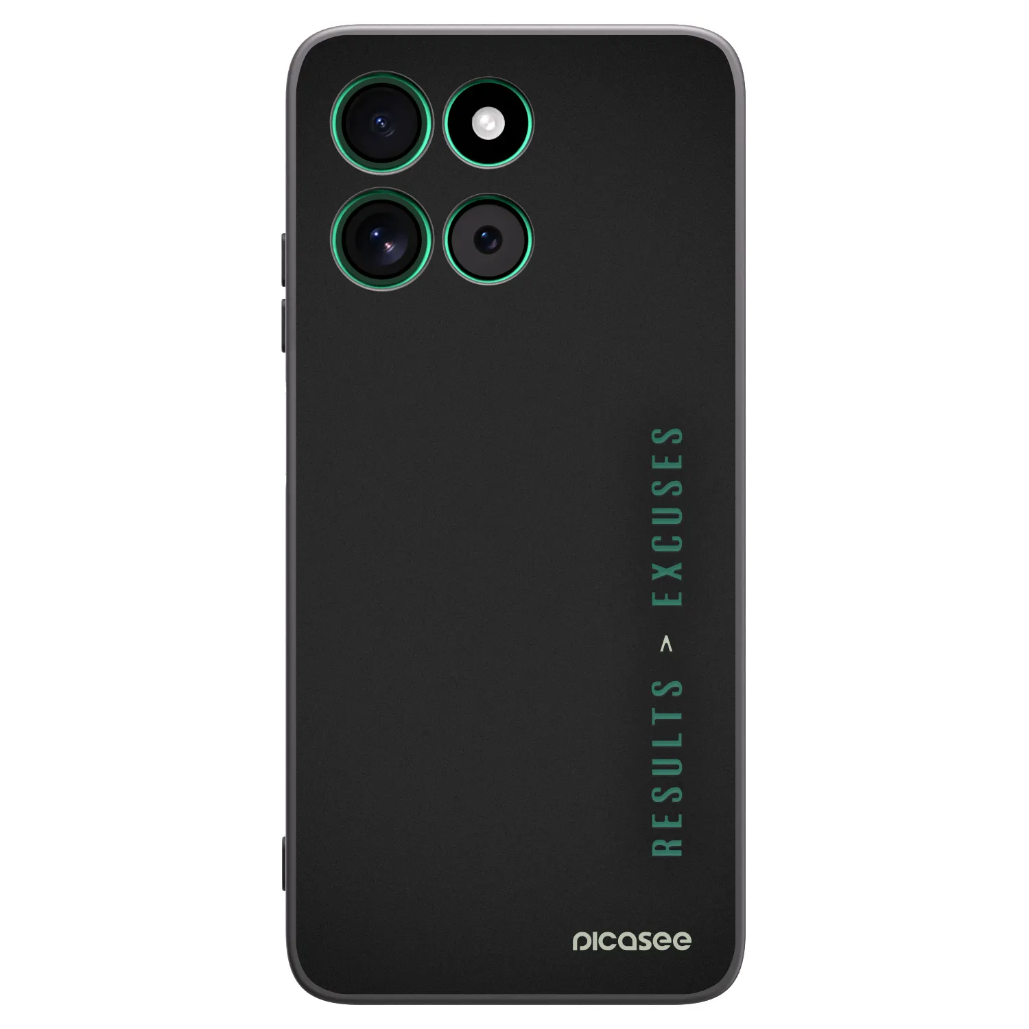 Picasee silikónový čierny obal pre Motorola Moto G57 Power - Results x Excuses