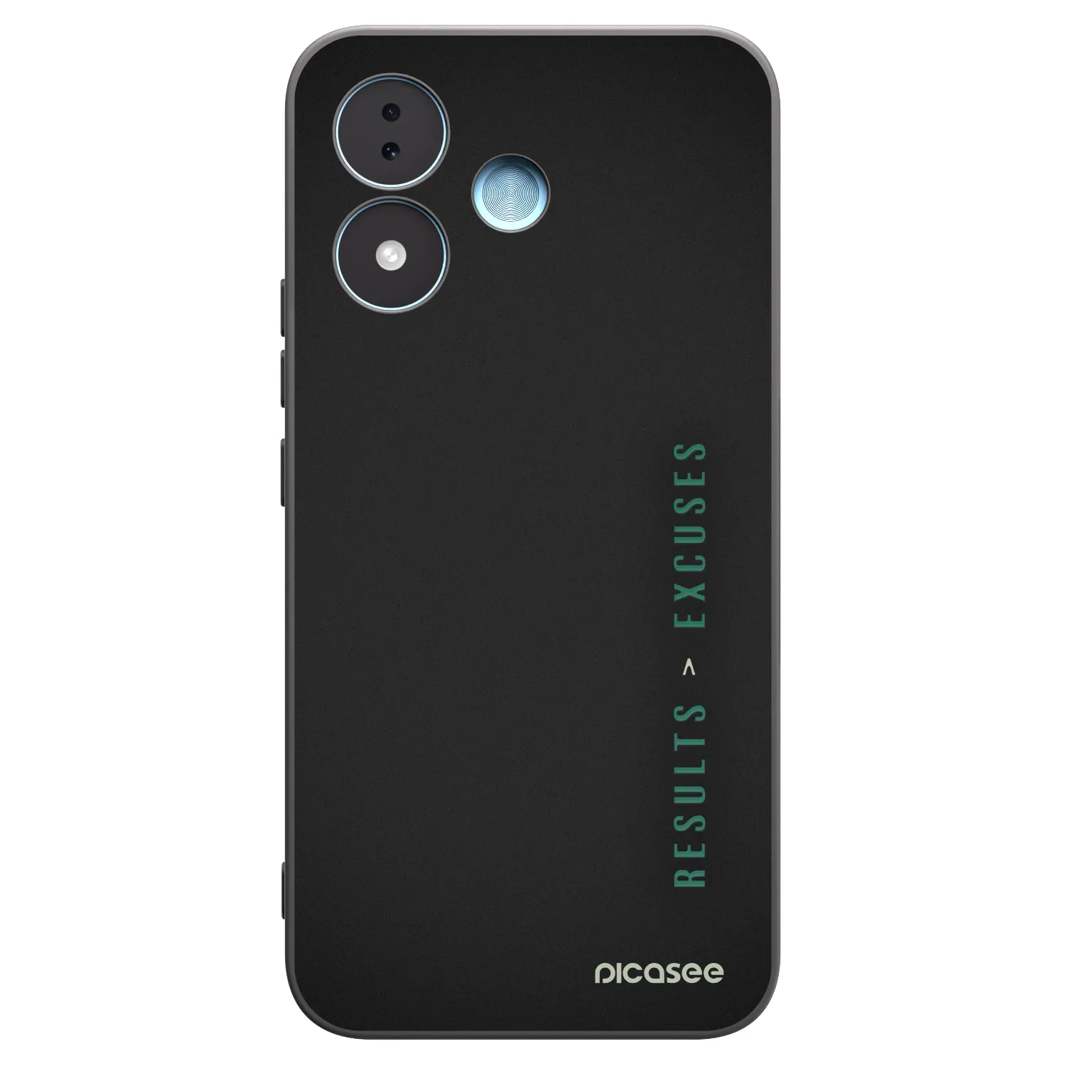 Picasee silikónový čierny obal pre Xiaomi Redmi Note 17 5G - Results x Excuses