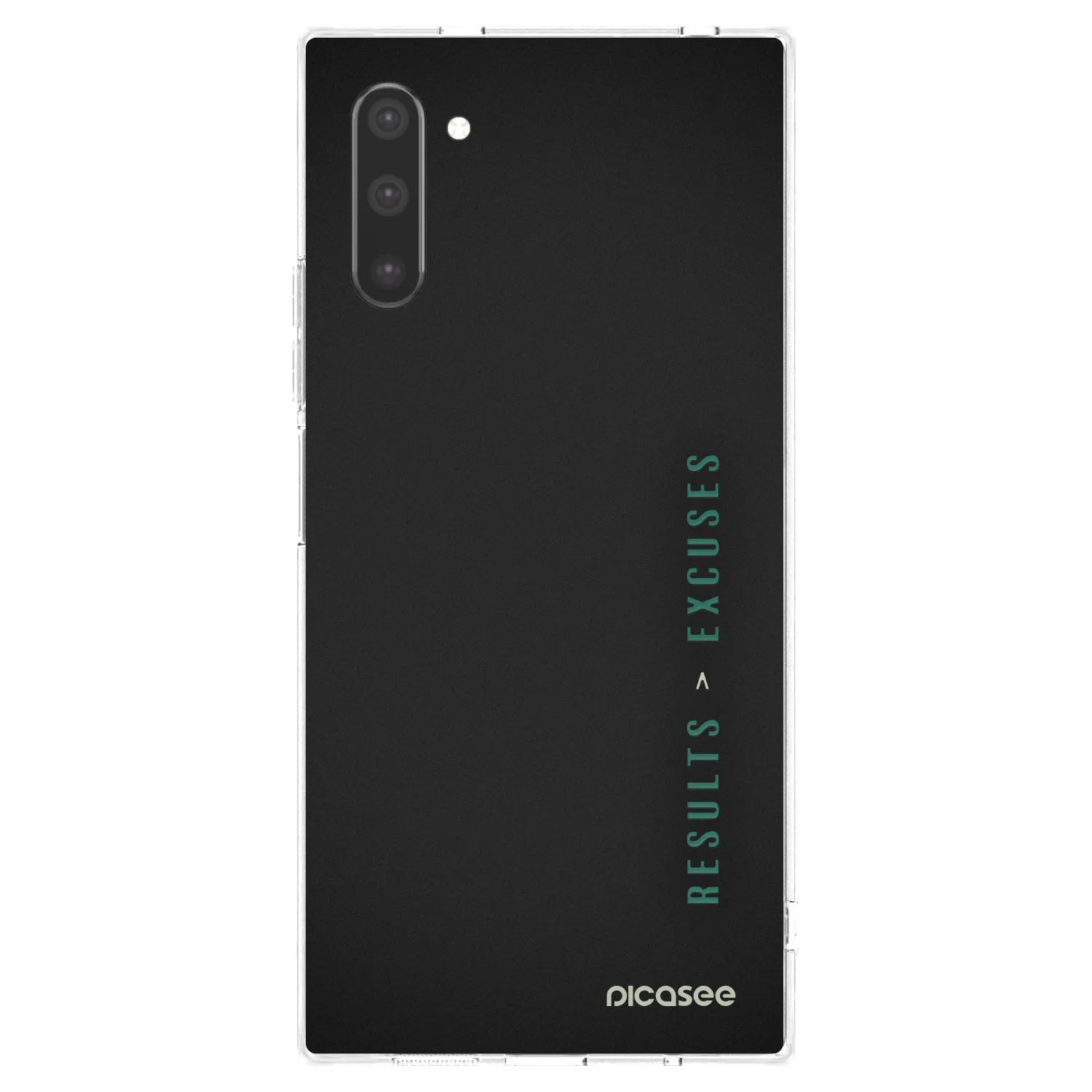 Picasee silikónový prehľadný obal pre Samsung Galaxy Note 10 N970F - Results x Excuses