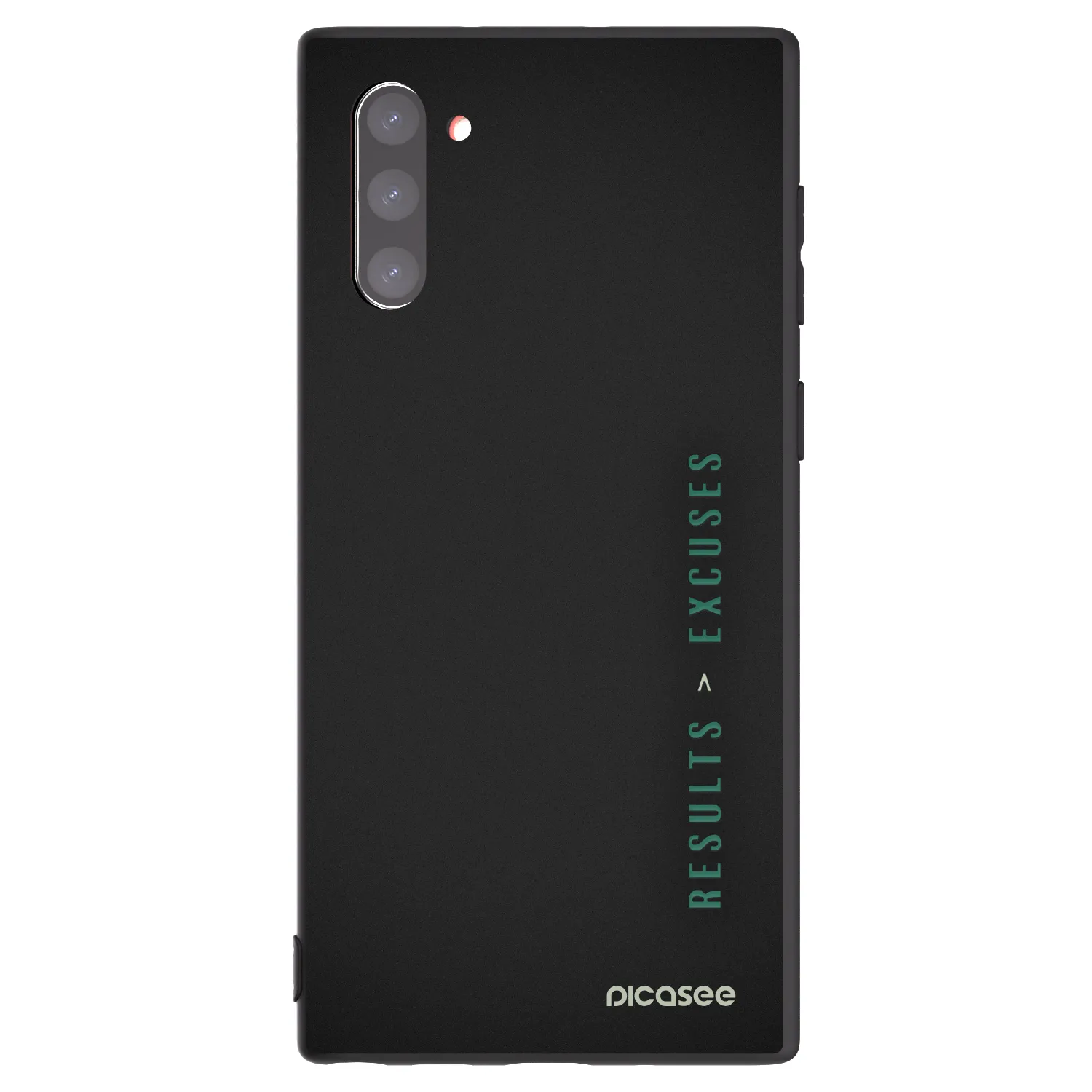 Picasee silikónový čierny obal pre Samsung Galaxy Note 10 N970F - Results x Excuses