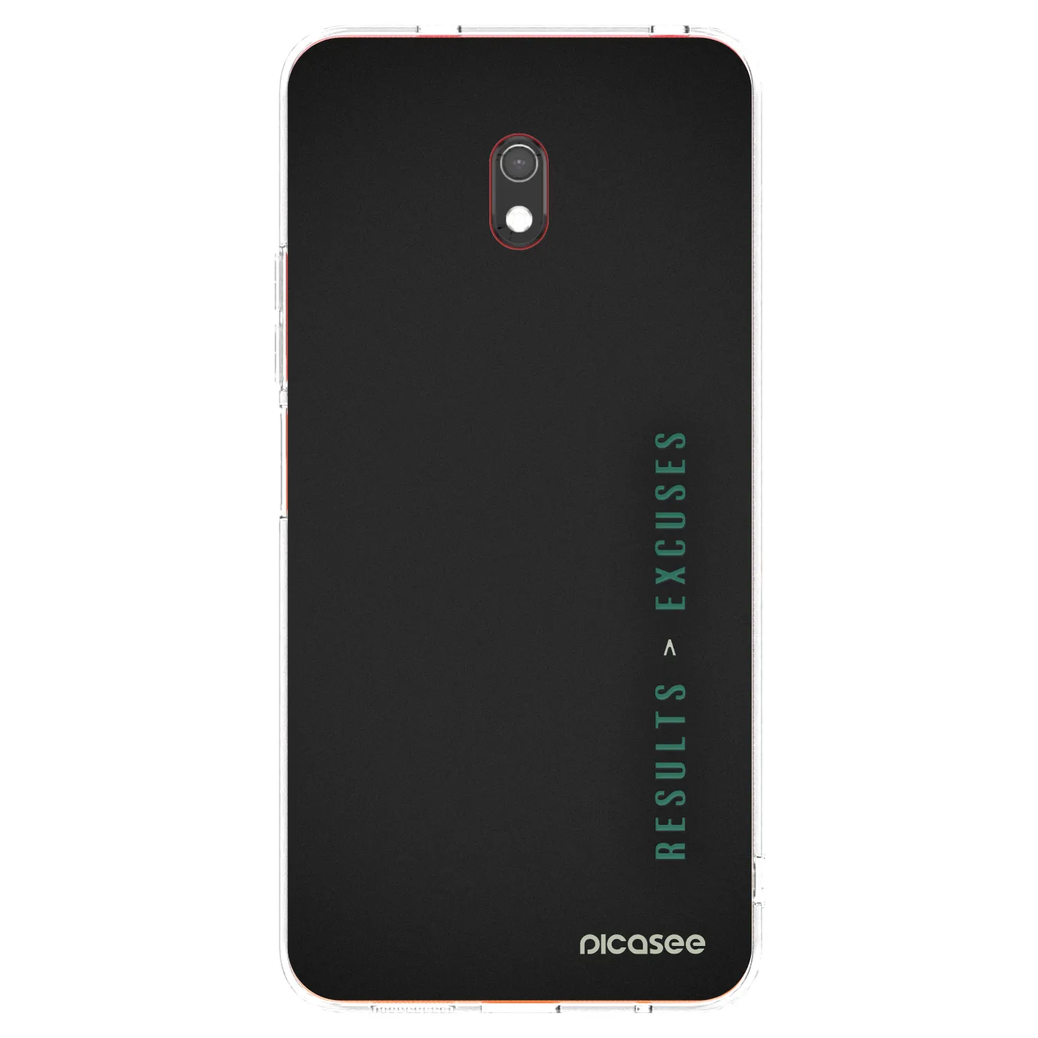Silikónový prehľadný obal pre Xiaomi Redmi 8A - Results x Excuses