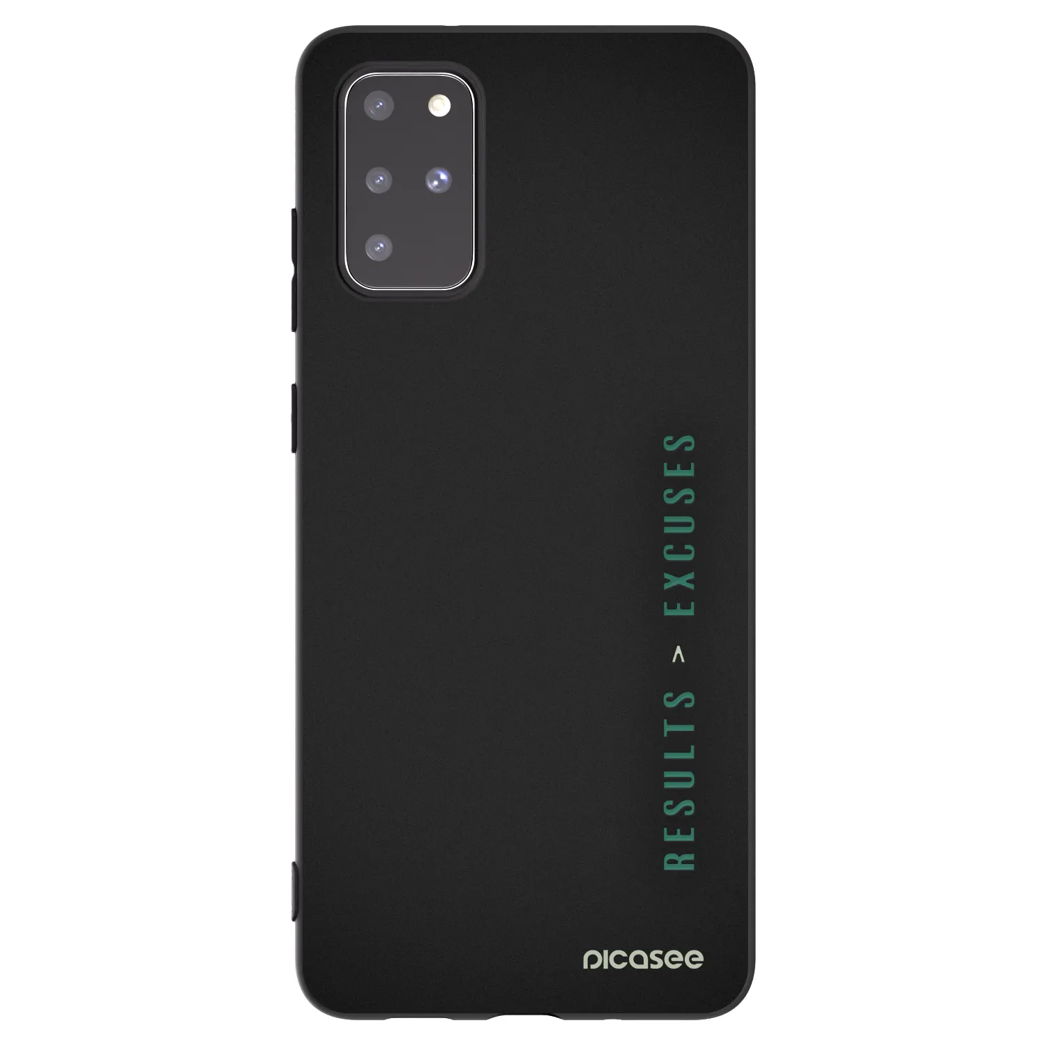 Picasee silikónový čierny obal pre Samsung Galaxy S20+ G985F - Results x Excuses