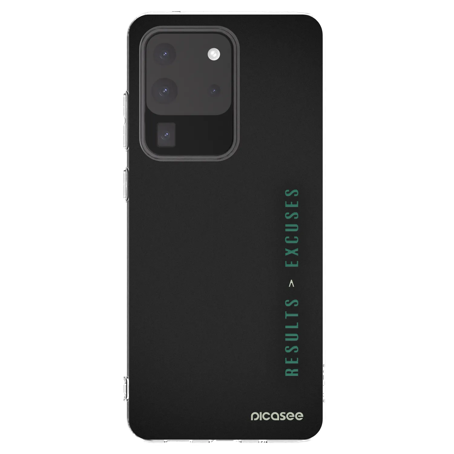 Picasee silikónový prehľadný obal pre Samsung Galaxy S20 Ultra 5G G988F - Results x Excuses