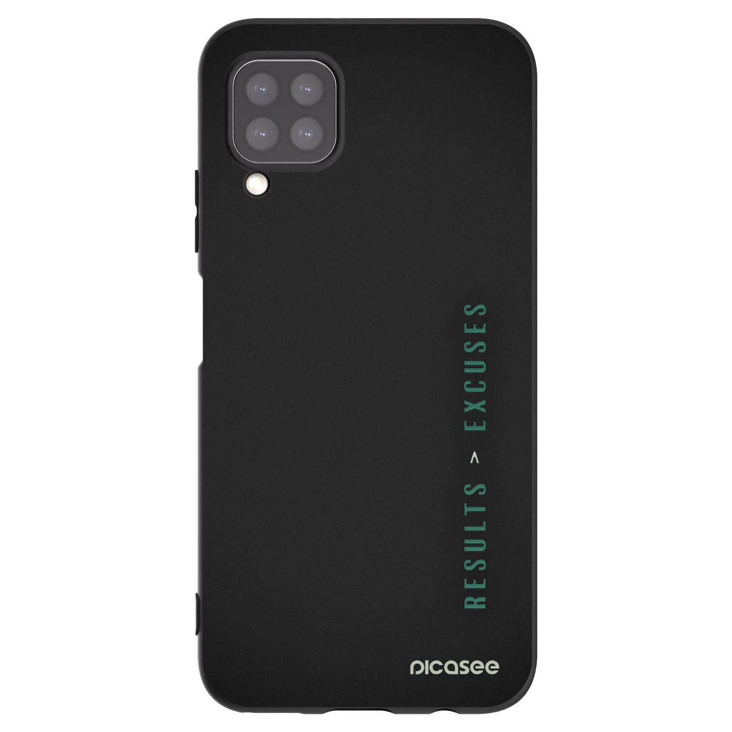 Picasee silikónový čierny obal pre Huawei P40 Lite - Results x Excuses