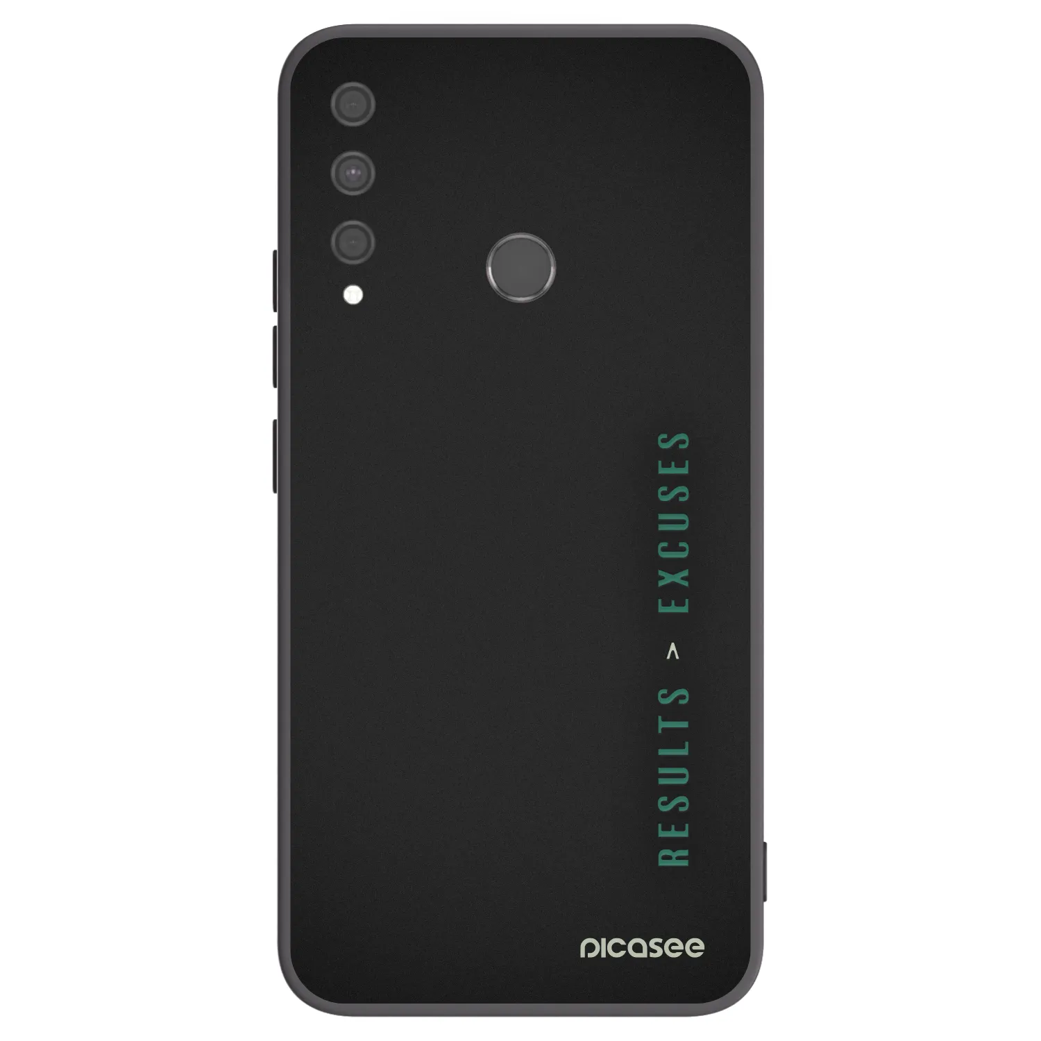 Picasee silikónový čierny obal pre Huawei P40 Lite E - Results x Excuses