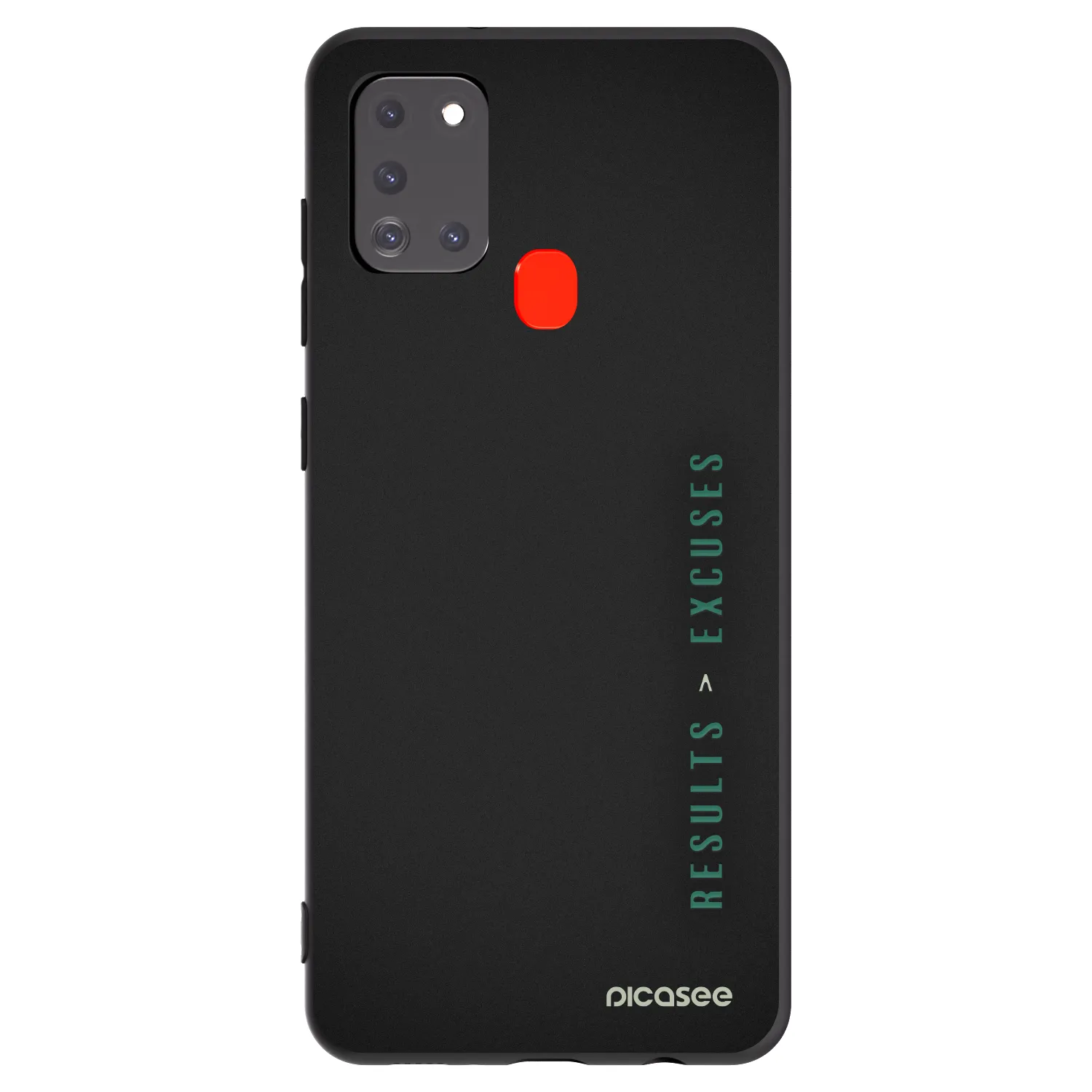 Picasee silikónový čierny obal pre Samsung Galaxy A21s - Results x Excuses