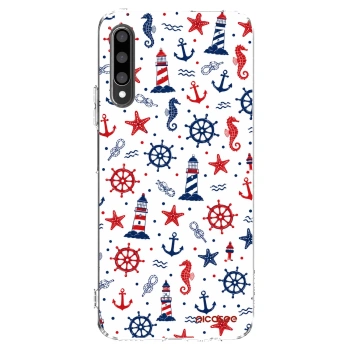 Picasee silikónový prehľadný obal pre Honor 9X Pro - Sailor Vibes