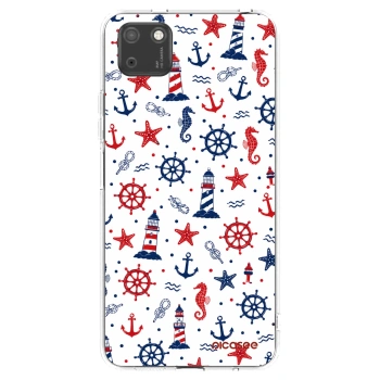 Picasee silikónový prehľadný obal pre Huawei Y5P - Sailor Vibes