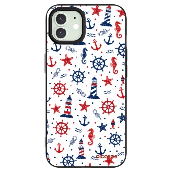 Picasee silikónový čierny obal pre Apple iPhone 12 - Sailor Vibes