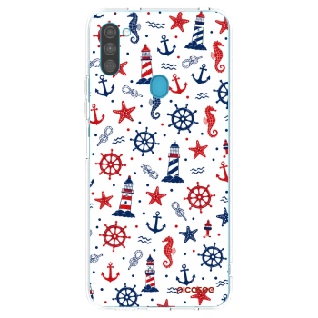 Picasee silikónový prehľadný obal pre Samsung Galaxy M11 - Sailor Vibes