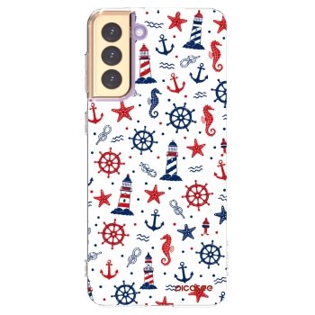 Picasee silikónový prehľadný obal pre Samsung Galaxy S21+ 5G G996F - Sailor Vibes