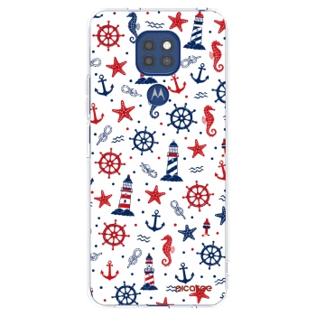 Picasee silikónový prehľadný obal pre Motorola Moto G9 Play - Sailor Vibes