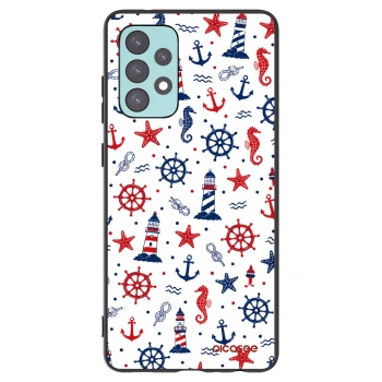 Picasee silikónový čierny obal pre Samsung Galaxy A72 A725F - Sailor Vibes