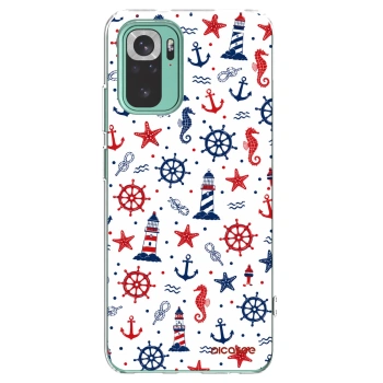 Picasee silikónový prehľadný obal pre Xiaomi Redmi Note 10 Pro - Sailor Vibes
