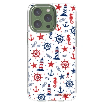 Picasee silikónový prehľadný obal pre Apple iPhone 13 Pro - Sailor Vibes