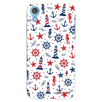 Picasee silikónový prehľadný obal pre Apple iPhone XR - Sailor Vibes