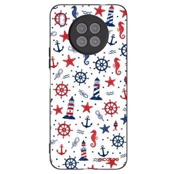 Picasee silikónový čierny obal pre Huawei Nova 8i - Sailor Vibes
