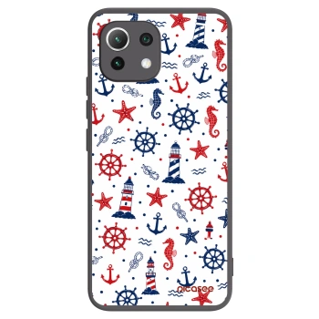 Picasee silikónový čierny obal pre Xiaomi 11 Lite 5G NE - Sailor Vibes