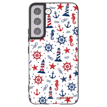 Picasee silikónový čierny obal pre Samsung Galaxy S22 5G - Sailor Vibes