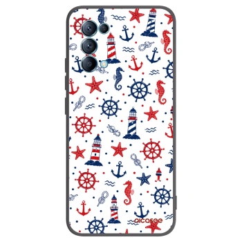 Picasee silikónový čierny obal pre OPPO Reno 5 5G - Sailor Vibes