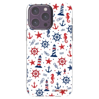 Picasee silikónový prehľadný obal pre Apple iPhone 14 Pro Max - Sailor Vibes