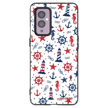 Picasee silikónový čierny obal pre OnePlus 9 - Sailor Vibes