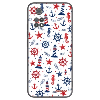 Picasee silikónový čierny obal pre Xiaomi Poco M4 Pro - Sailor Vibes