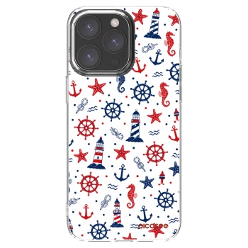 Picasee silikónový prehľadný obal pre Apple iPhone 15 Pro Max - Sailor Vibes