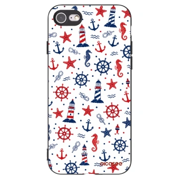 Picasee silikónový čierny obal pre Apple iPhone 7 - Sailor Vibes