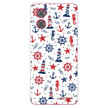 Picasee silikónový prehľadný obal pre Motorola Moto G84 5G - Sailor Vibes