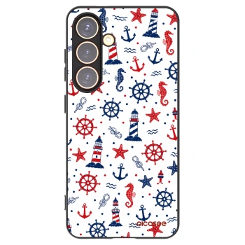 Picasee silikónový čierny obal pre Samsung Galaxy S24 S921B 5G - Sailor Vibes