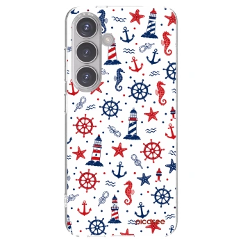Picasee silikónový prehľadný obal pre Samsung Galaxy S24 S921B 5G - Sailor Vibes