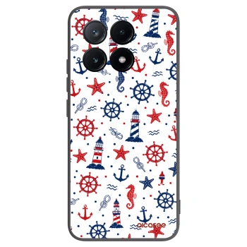Picasee silikónový čierny obal pre Xiaomi Poco X6 Pro - Sailor Vibes