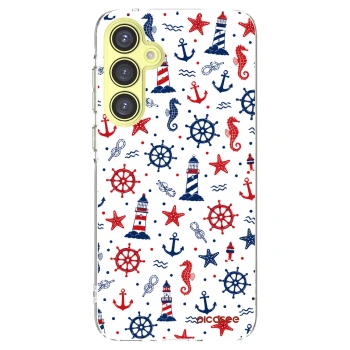 Picasee silikónový prehľadný obal pre Samsung Galaxy A35 5G A356B - Sailor Vibes