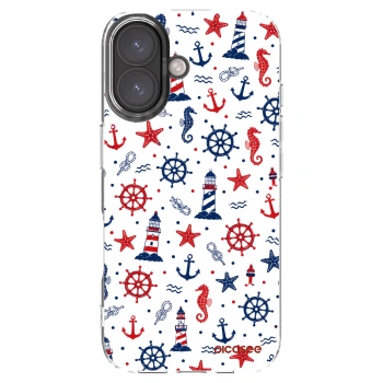 Picasee silikónový prehľadný obal pre Apple iPhone 16 - Sailor Vibes
