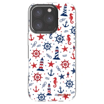 Picasee silikónový prehľadný obal pre Apple iPhone 16 Pro - Sailor Vibes