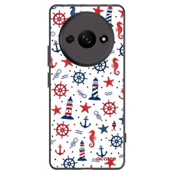 Picasee silikónový čierny obal pre Xiaomi Redmi A3 - Sailor Vibes