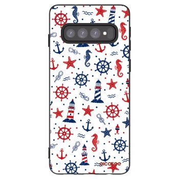 Picasee silikónový čierny obal pre Samsung Galaxy S10 G973 - Sailor Vibes