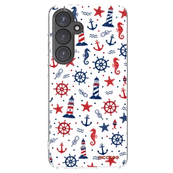 Picasee silikónový prehľadný obal pre Samsung Galaxy S24 FE S721B - Sailor Vibes