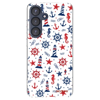 Picasee silikónový prehľadný obal pre Samsung Galaxy S25 5G - Sailor Vibes