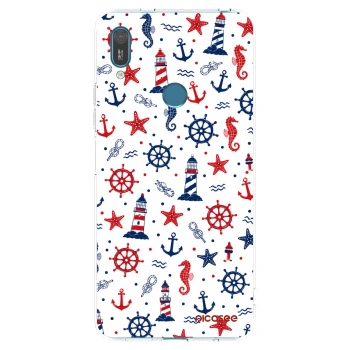 Picasee silikónový prehľadný obal pre Huawei Y7 2019 - Sailor Vibes